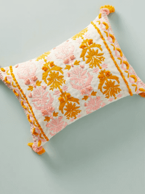 Flower Pattern Pillow