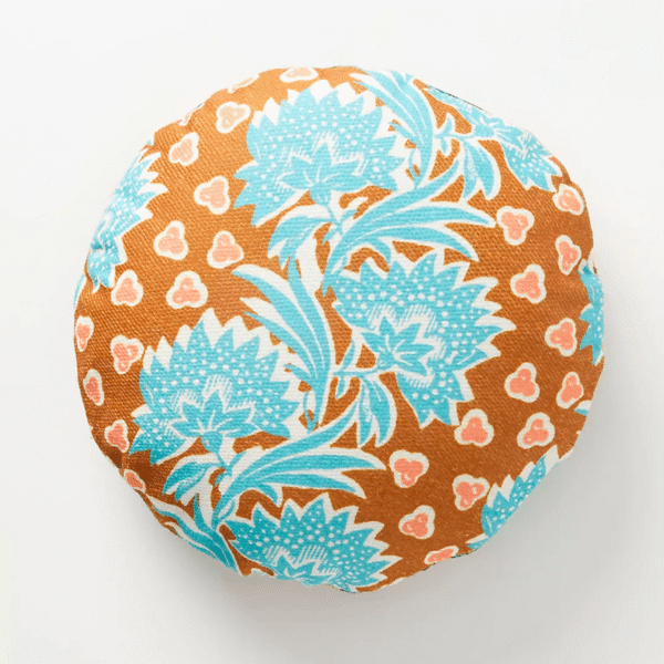 Round Flower Pillow